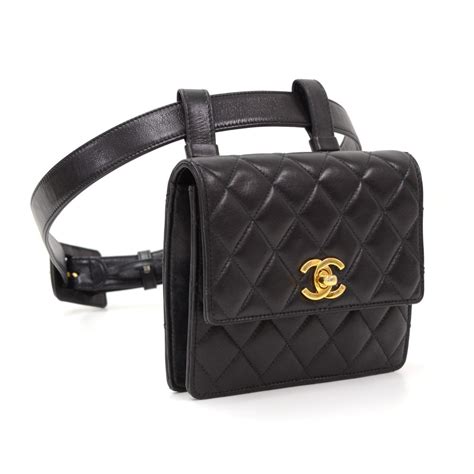 chanel quilted pouch|Chanel waist bag vintage.